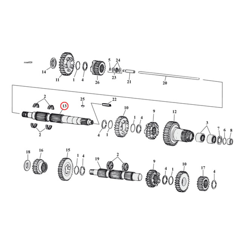 ANDREWS MAINSHAFT 503632