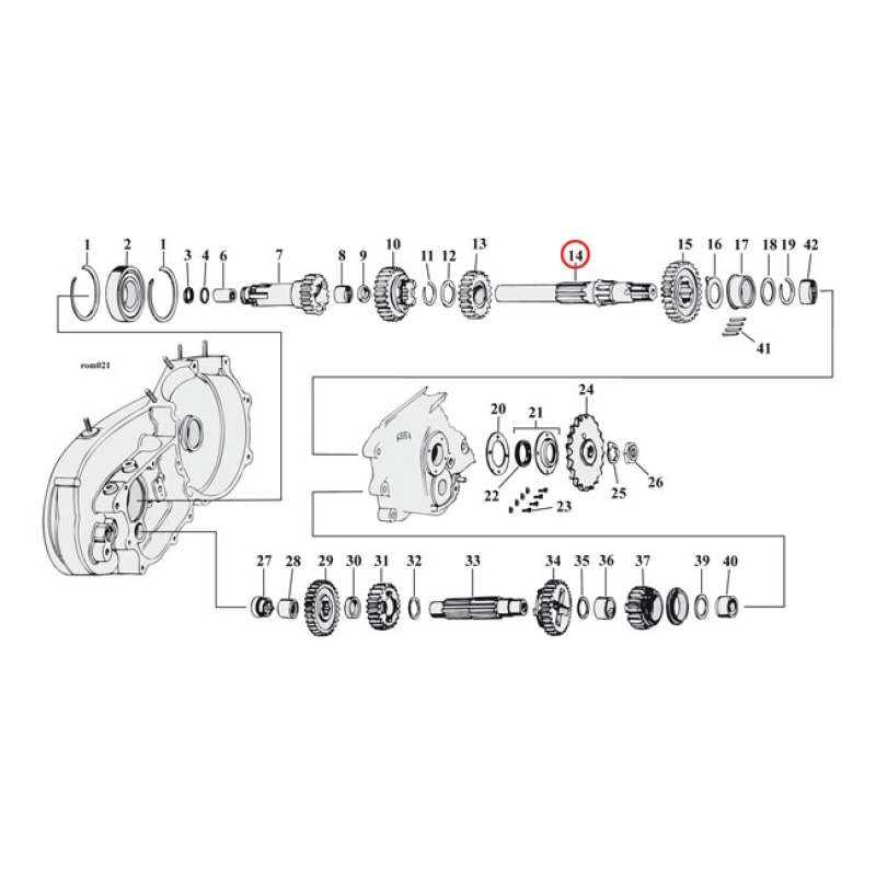 ANDREWS MAINSHAFT TRANSM. 503652