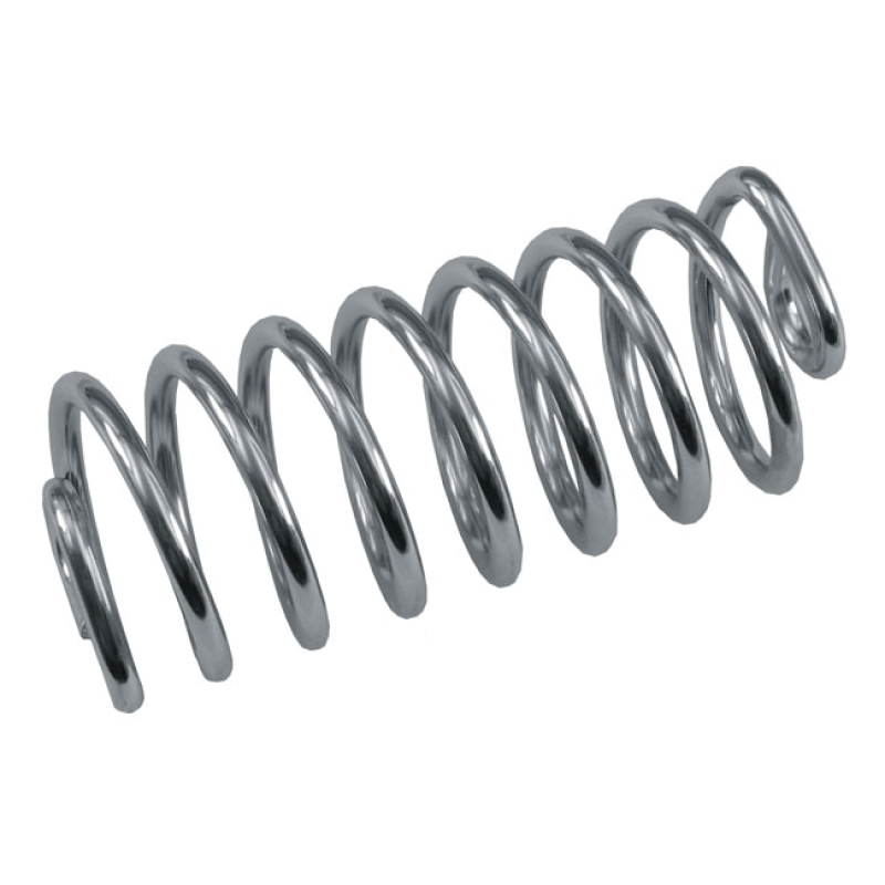 STRAIGHT SOLO SEAT SPRINGS, 5&quot; CHROME. UNIVERSALLY USED TO INSTALL SPR 503940
