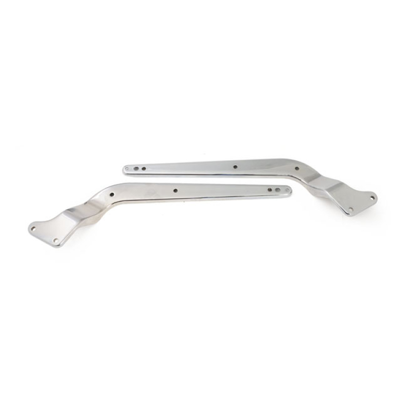 FENDER STRUTS, CHROME STOCK STYLE REPLACEMENT WITH 5-HOLE MOUNTING.  O 504013