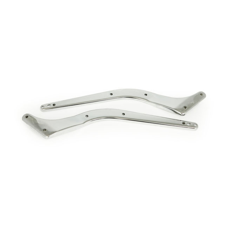 FENDER STRUTS, CHROME STOCK STYLE REPRODUCTION REPLACEMENT FENDER SUPP 504027