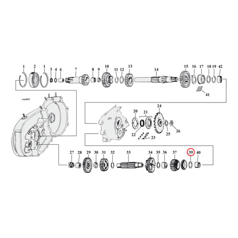 THRUST WASHER C-SHAFT 1ST GEAR .060 INCH 504775