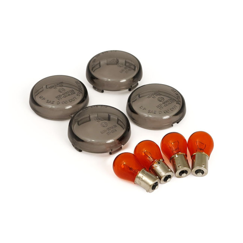 BULLET TURNSIGNAL LENS KIT, SMOKE V-ROD 505084