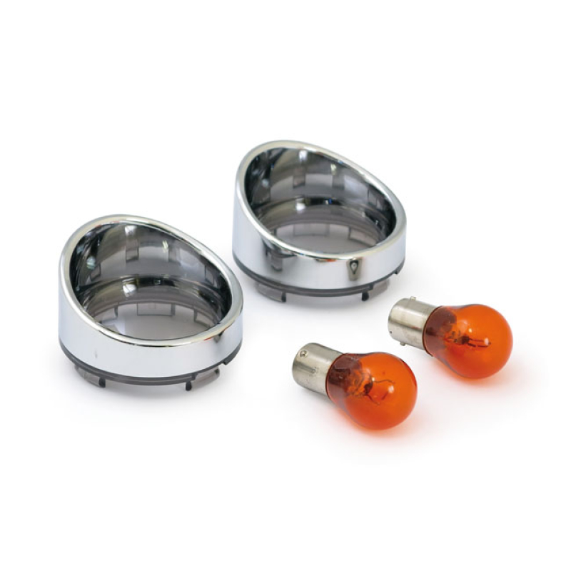 TURN SIGNAL LENS WITH VISOR 505091