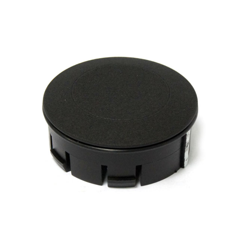 GASCAP DUMMY -POP-UP- BLACK WRINKLE; NON VENTED; LEFT SIDE; 60MM DIAME 505107