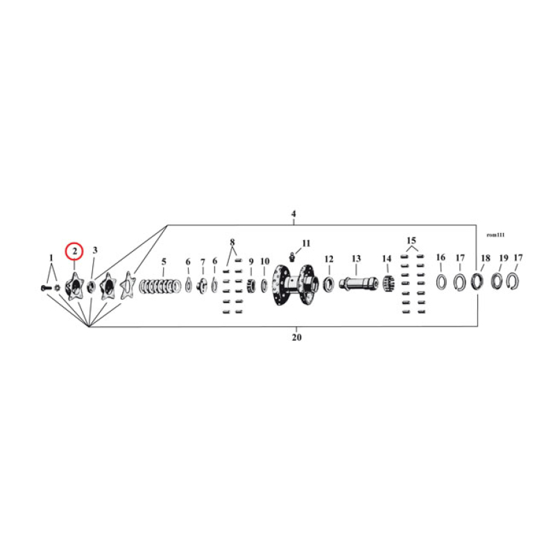 HUB COVER, STAR HUB 506950