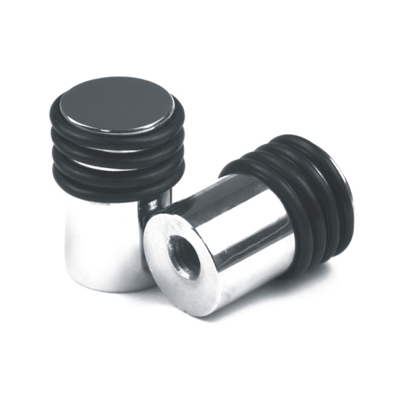 UNIVERSAL FORK STOP SET CHROME PLATED STEEL.  INSTALLS THE THE BOTTOM 507013