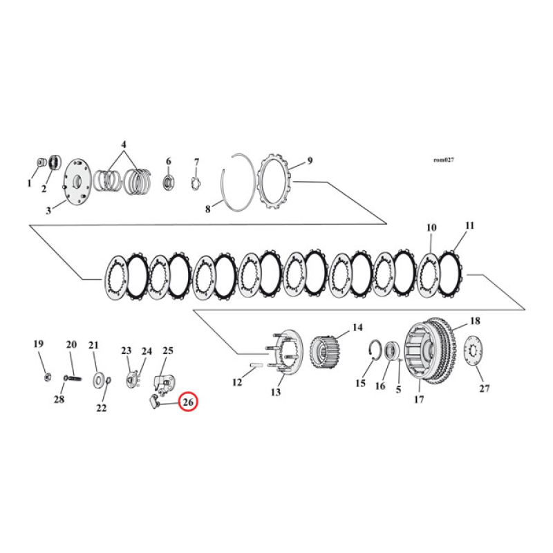 COUPLING, CLUTCH CABLE 507165