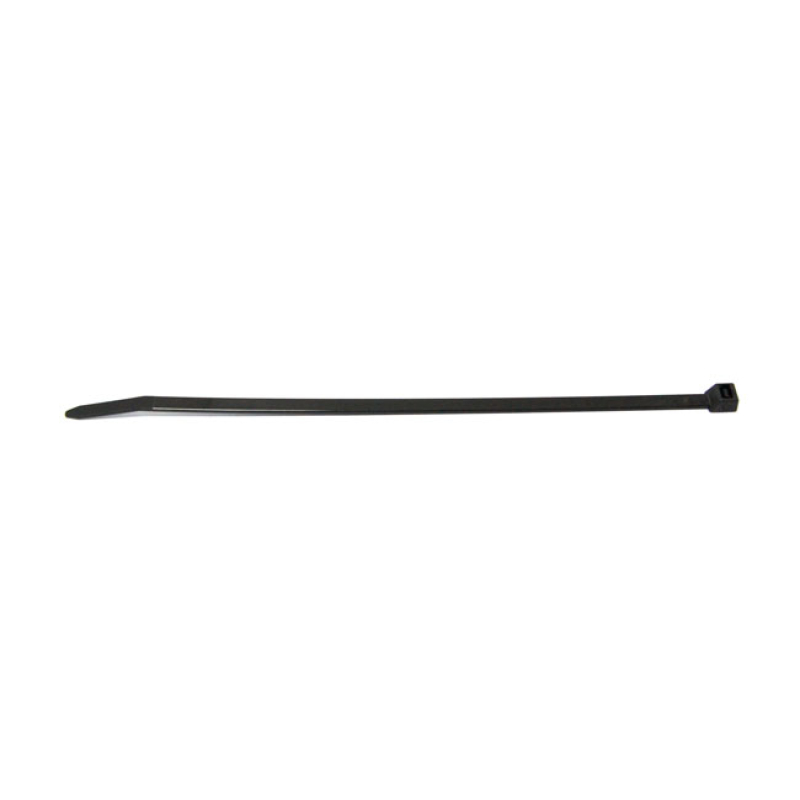 MCS, CABLE STRAPS. 8&quot; (20CM). BLACK QUALITY NYLON CABLE STRAPS, CABLE 508476