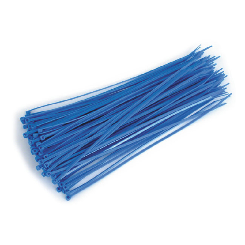 MCS, CABLE STRAPS. 11.5&quot; (29CM). BLUE QUALITY NYLON CABLE STRAPS, CABL 508487