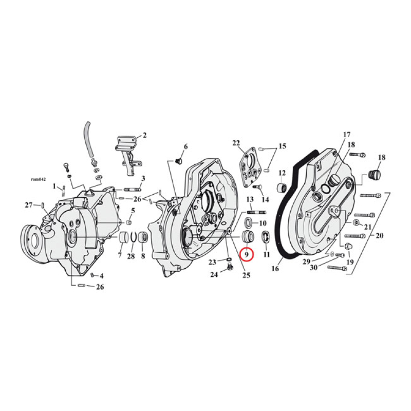 BEARING ASSEMBLY, SPROCKET SHAFT 508690