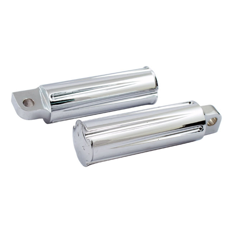 MALTESE BILLET FOOT PEGS. CHROME BILLET ALUMINUM CONSTRUCTION.  WITH T 509001