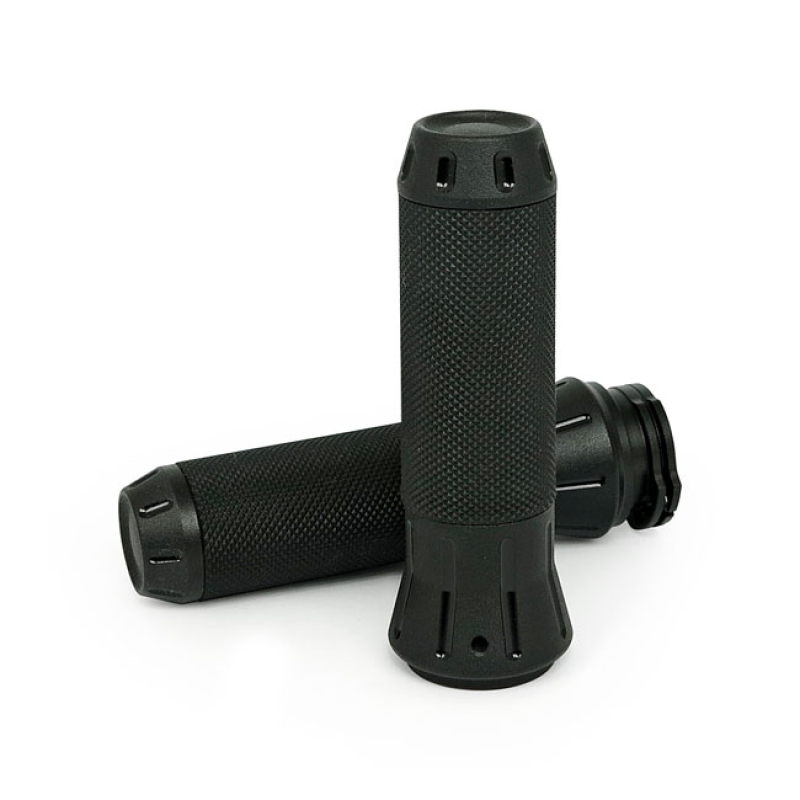 COBRA, BILLET ALUMINUM GRIPS. BLACK STEALTH TONE BLACK.  CNC MACHINED 509033