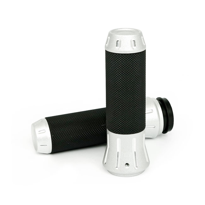 COBRA, BILLET ALUMINUM GRIPS. SP CHROME SHOT PEENED CHROME.  CNC MACHI 509037
