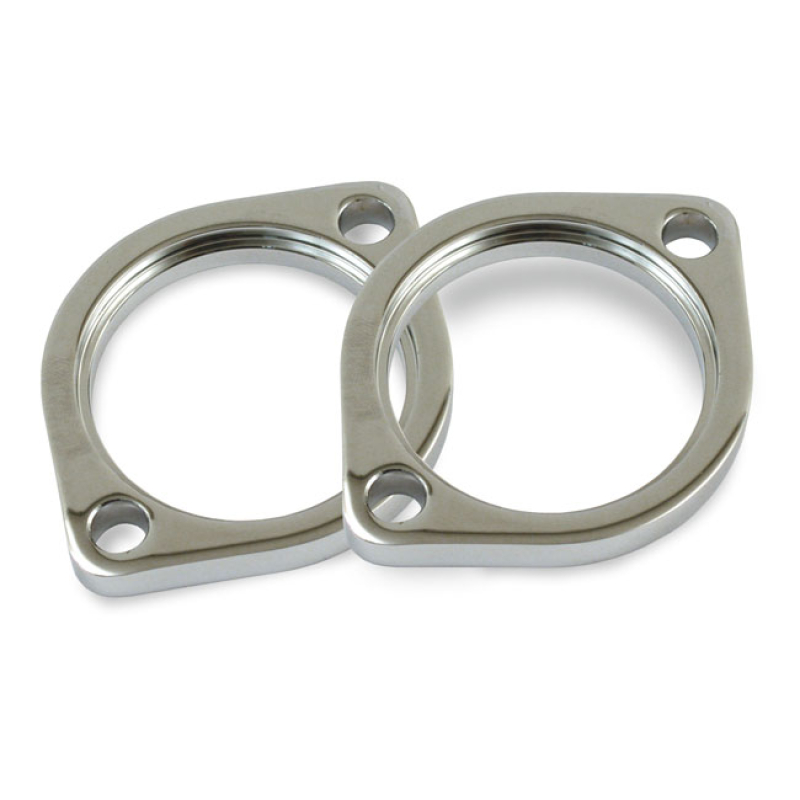FLANGE, EXH PIPE. CHROME. EARLY STYLE 509465