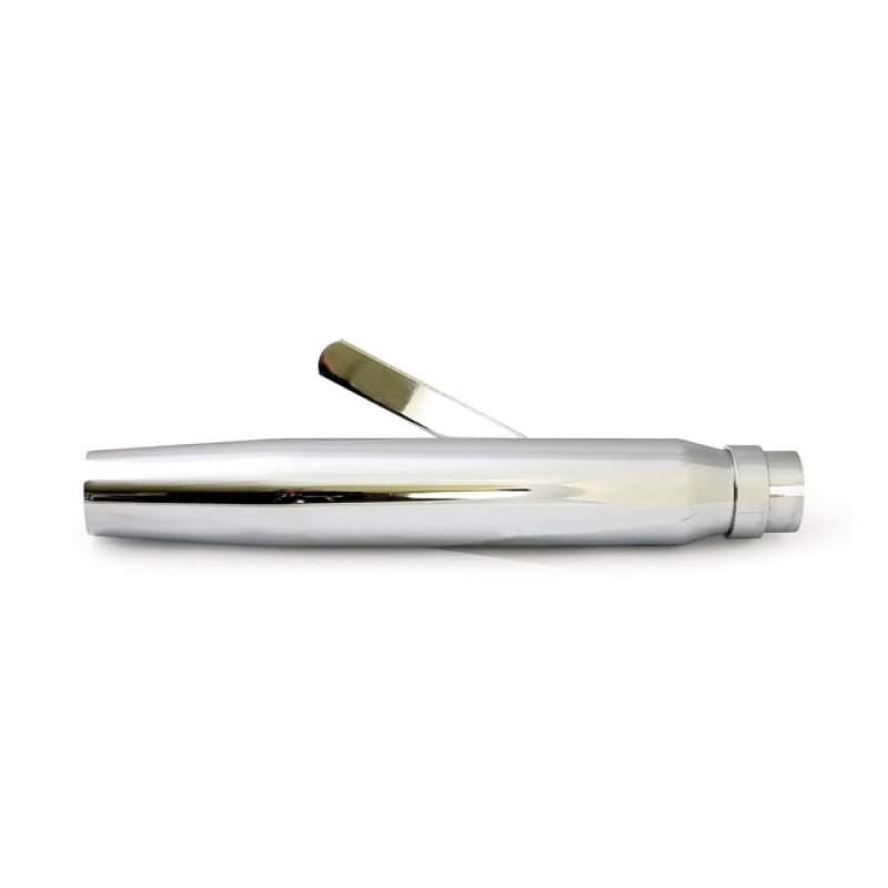 TAPERED UNIVERSAL MUFFLER16&quot; LONG CHROME UNIVERSAL MUFFLER, 16&quot; (40.6 509665