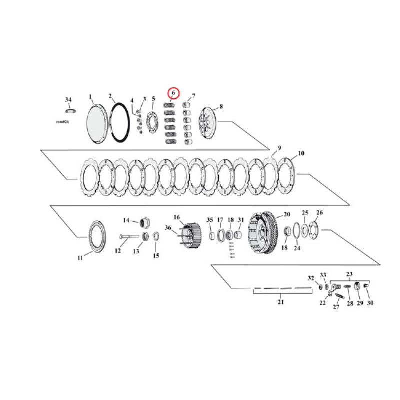 BARNETT CLUTCH SPRINGS. HEAVY-DUTY 512191