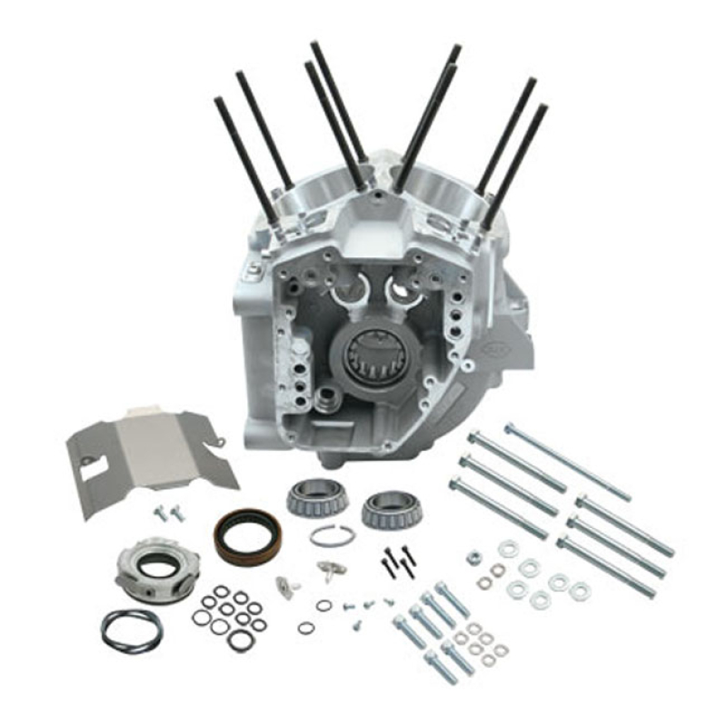 S&S, 99-06 CRANKCASE ASSEMBLY, 4-1/8&quot; BORE. SILVER 512312