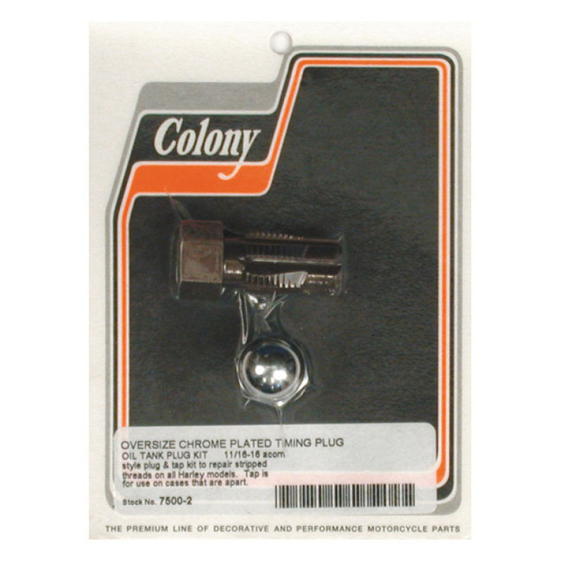 COLONY O.S. TIMING PLUG AND TAP KIT 512915