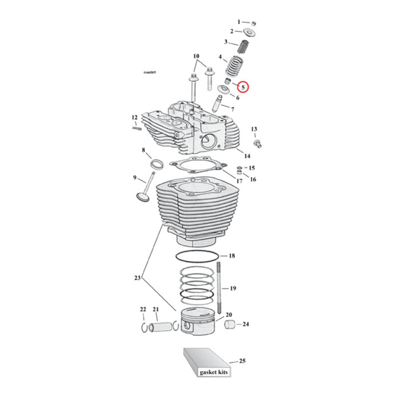 MANLEY, VALVE GUIDE SEAL SET. VITON (24) 513982