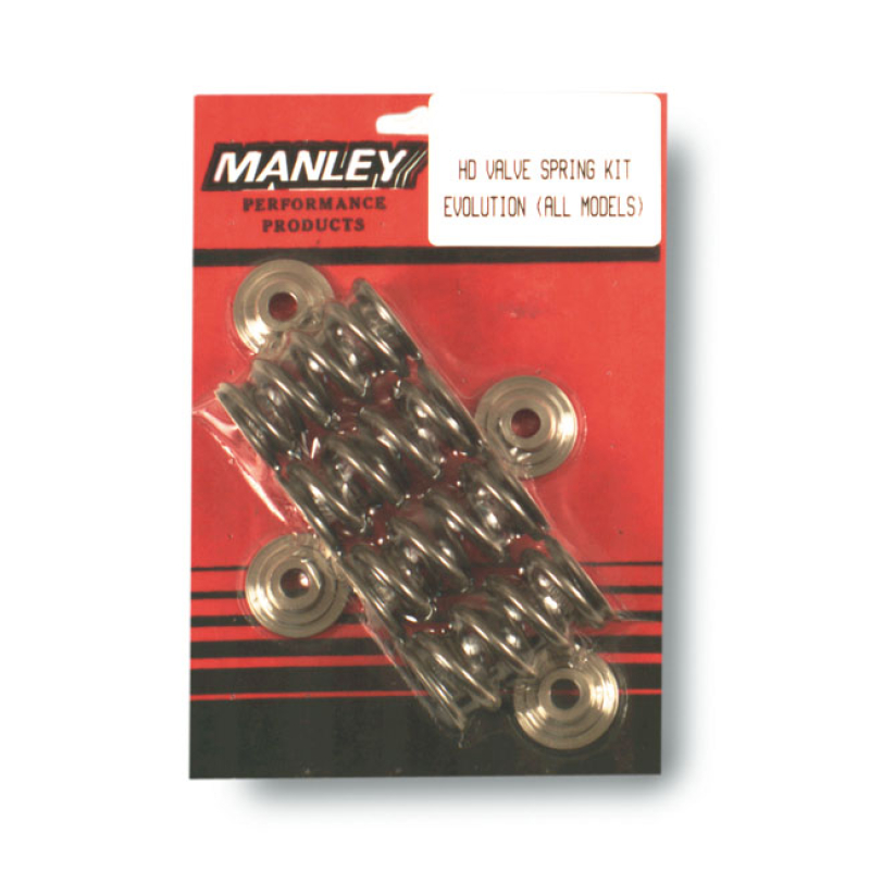 MANLEY, VALVE SPRING KIT. TITANIUM. STD TO .650&quot; LIFT TITANIUM TOP COL 513996