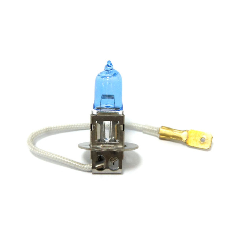 H3 HALOGEN BULB. 12V 100W. SUPER WHITE - SINGLE BEAM  - PK22S BASE  - 514004