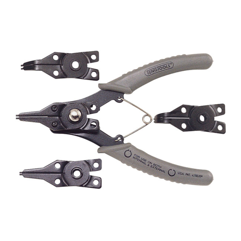 TENG TOOLS, CIRCLIP PLIER SET UNIVERSAL RETAINING RING / SNAP RING / C 514227