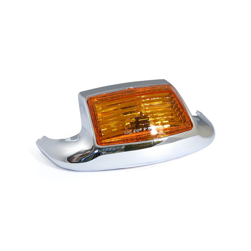 FRONT FENDER TIP W\LIGHT. AMBER LENS 514949