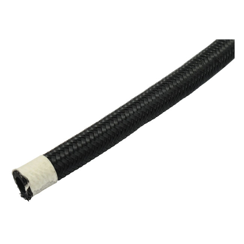 BRAIDED HOSE 1/4&quot; (6MM). BLACK NYLON BRAIDED HOSE WITH INCONSPICUOUS B 515291