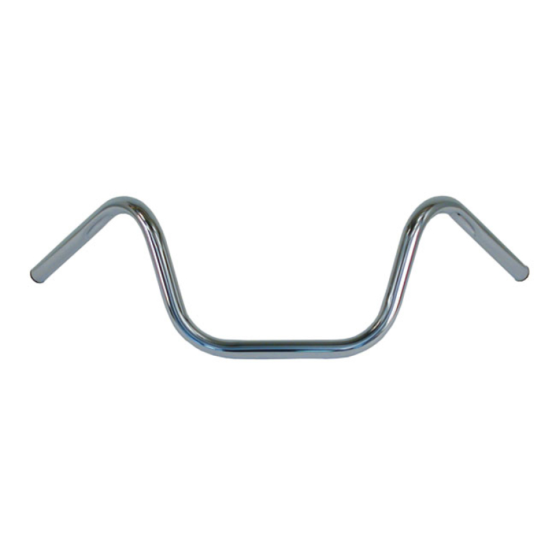 1&quot; FXWG STYLE HANDLEBAR CHROME; STEEL; NOT DIMPLED; WITH 3 SLOTTED HOL 515582