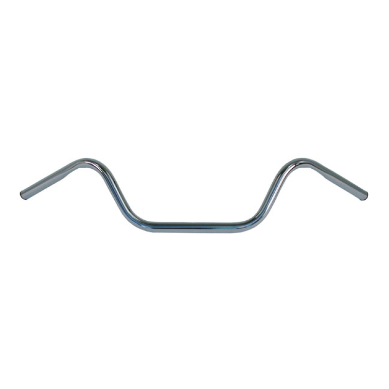 1&quot; 'CUSTOM' HANDLEBAR CHROME; STEEL; NOT DIMPLED; WITH 3 SLOTTED HOLES 515588