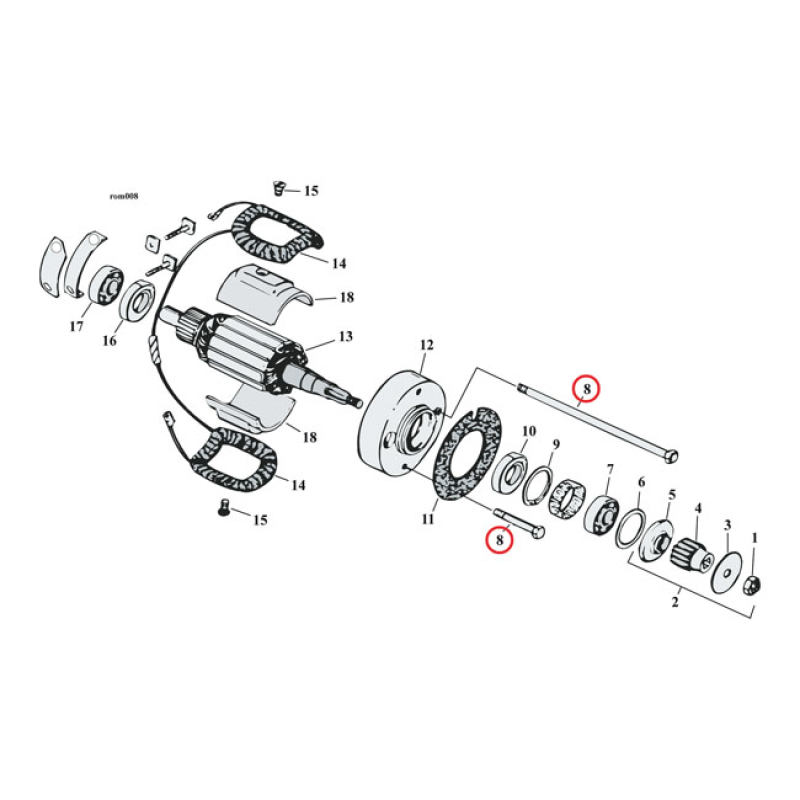 GW GENERATOR MOUNT KIT, ACORN 515850