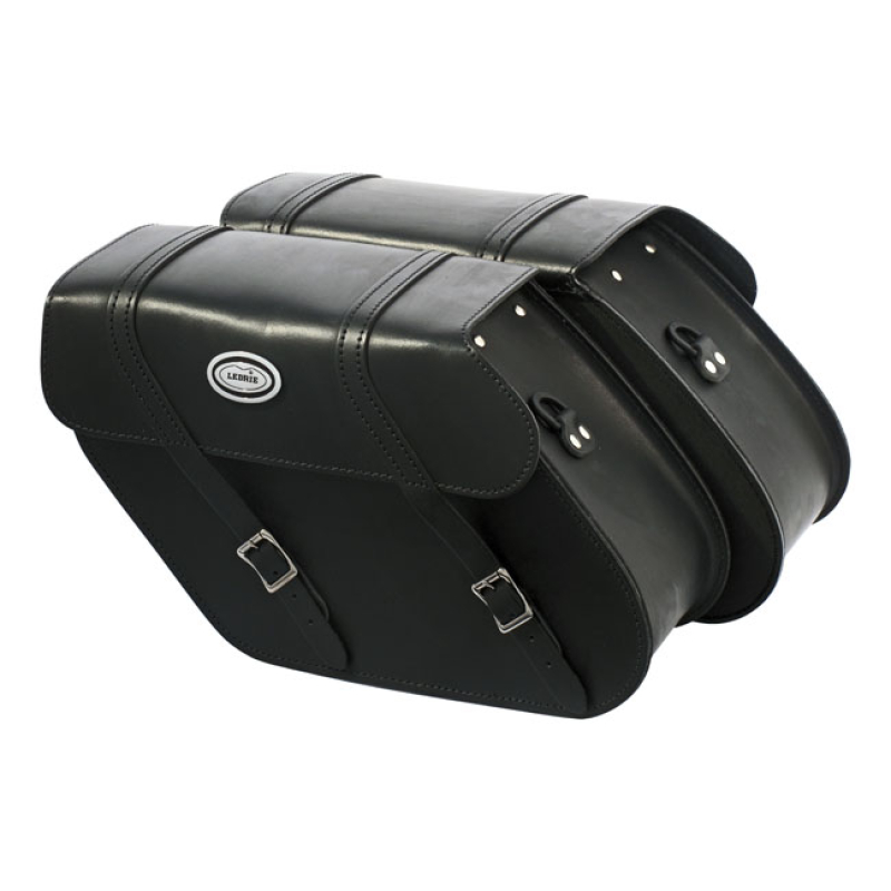 LEDRIE, REINFORCED RIGID LEATHER SADDLEBAG SET. 17 LITER 17 LITER PER 515851