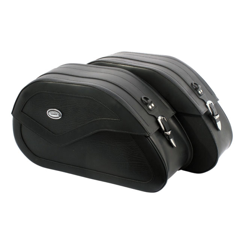 LEDRIE, REINFORCED RIGID LEATHER SADDLEBAG SET. 32 LITER 32 LITER PER 515854