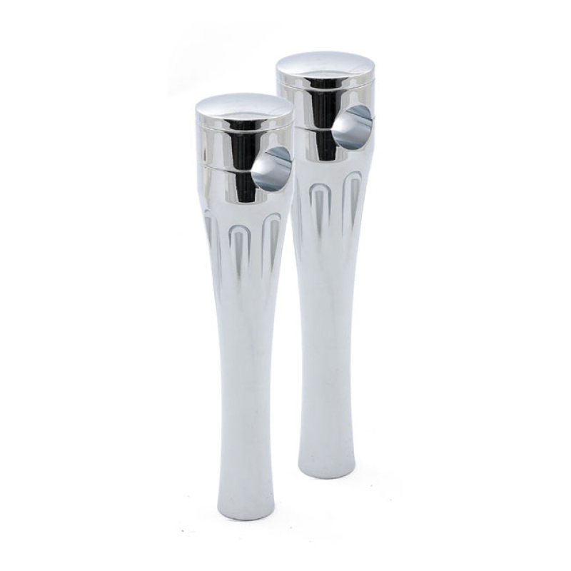 TALON ALUMINUM RISER KIT, 8&quot; RISE. CHROME CHROME PLATED ALUMINUM. CNC 515906