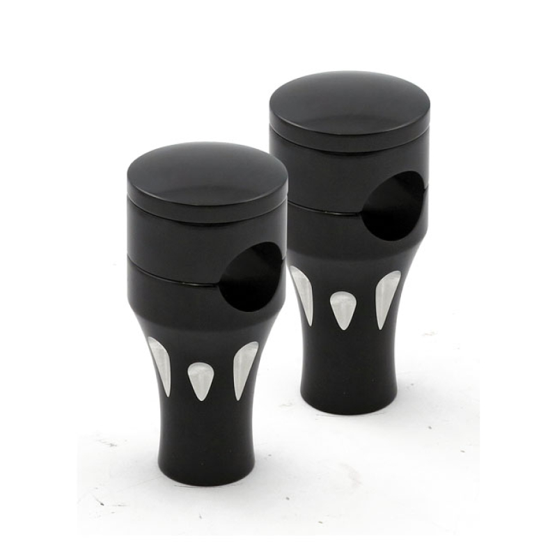 TALON ALUMINUM RISER KIT, 3&quot; RISE. BLACK BLACK CONTRAST CNC MACHINED A 515907