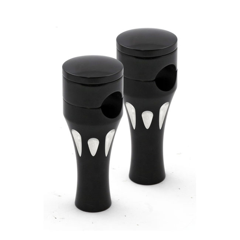 TALON ALUMINUM RISER KIT, 4&quot; RISE. BLACK BLACK CONTRAST CNC MACHINED A 515908