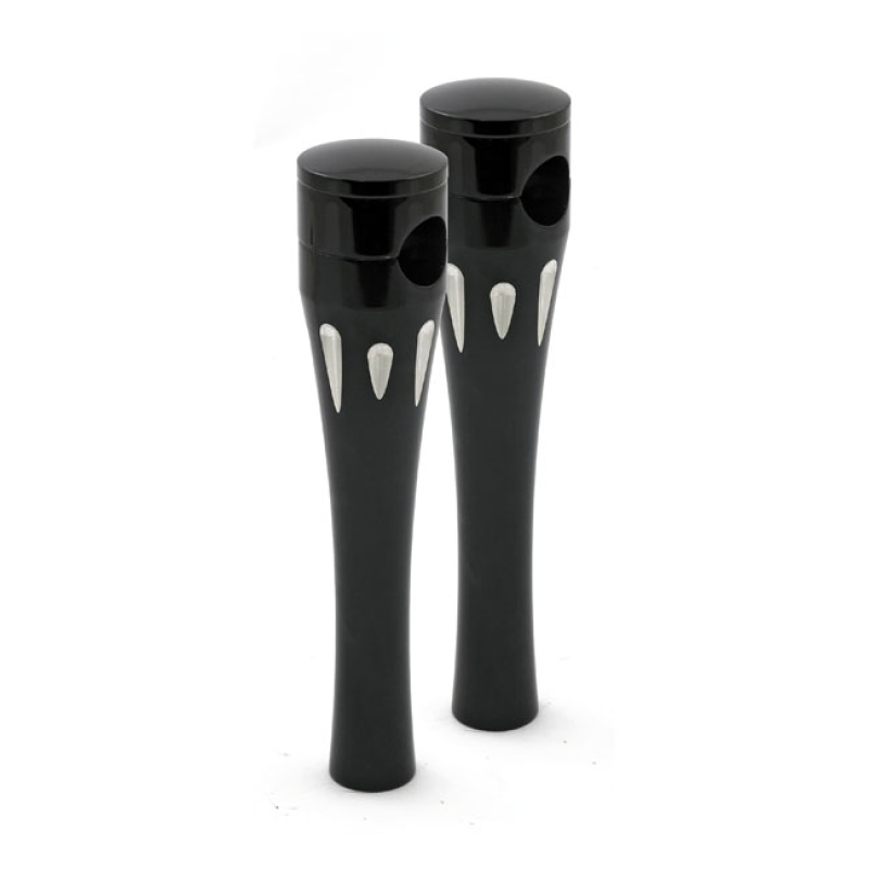 TALON ALUMINUM RISER KIT, 8&quot; RISE. BLACK BLACK CONTRAST CNC MACHINED A 515919