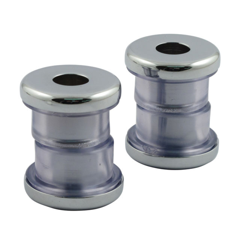 HANDLEBAR DAMPER KIT, CLEAR POLYURETHANE CHROME WASHERS 516576