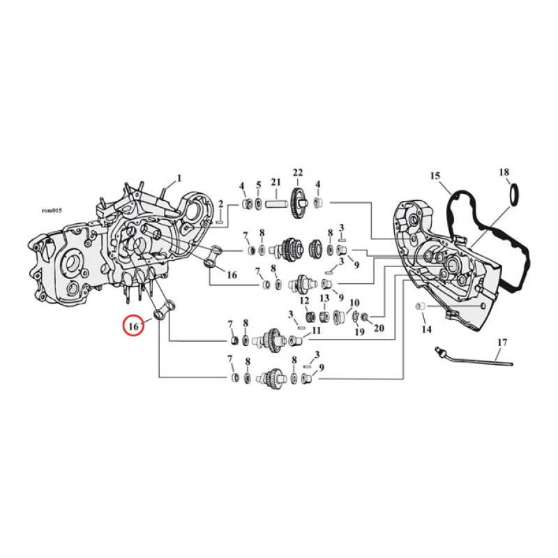 EASTERN LOCK PLATE, CAM GEAR 516761