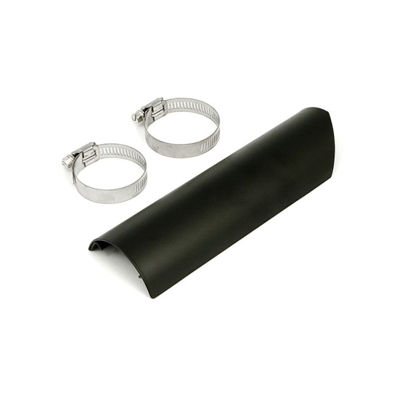 FL 2-1 EXHAUST HEADER HEATSHIELD. LOWER RIGHT, REAR BLACK REPLICA STYL 517897
