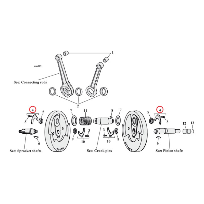 LOCK KIT, CRANK PIN 517930