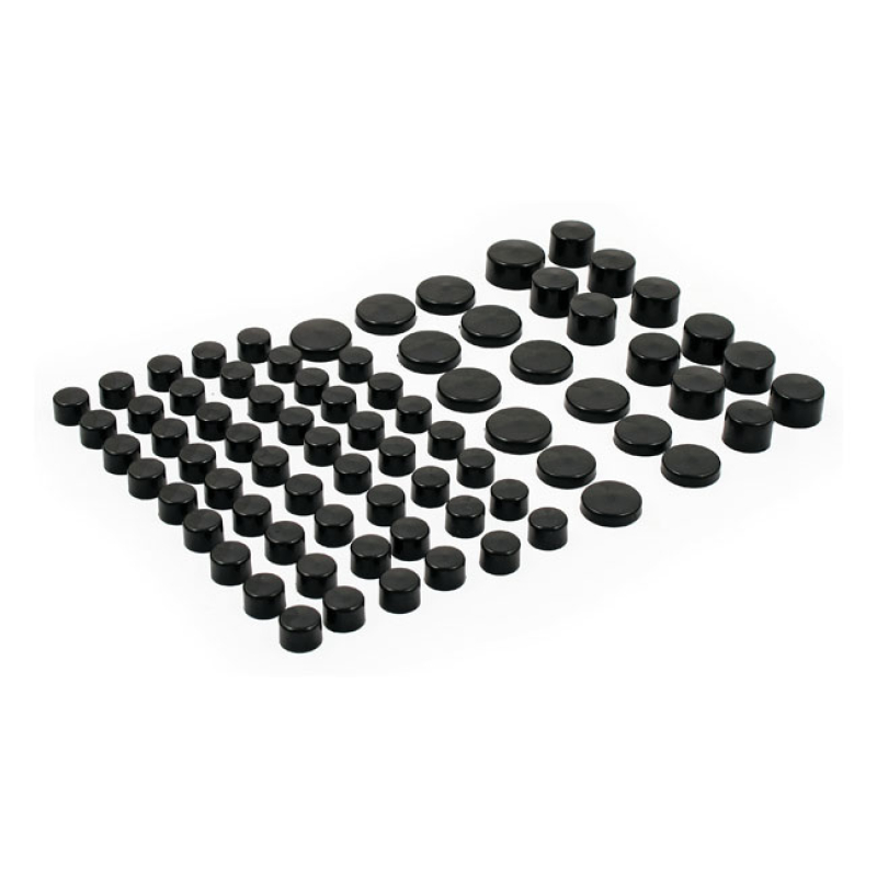 SMOOTHTOPPS, PUSH-ON COVER SET (77PC). BLACK SMOOTHTOPPS WILL PROVIDE 517977