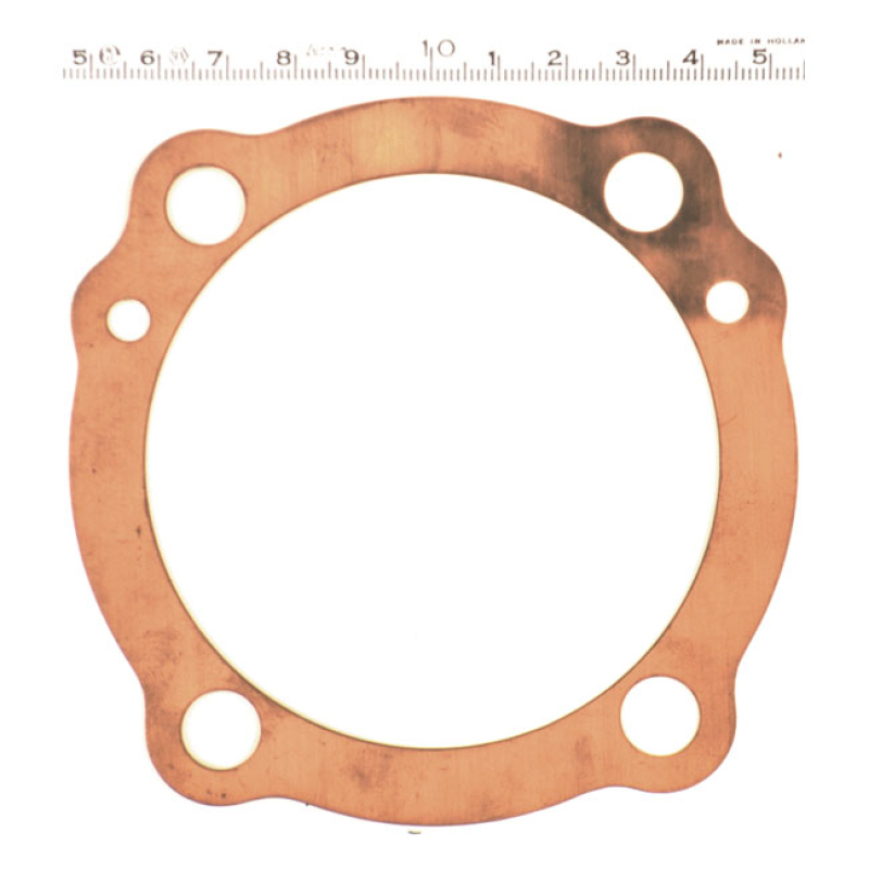 JAMES, CYLINDER HEAD GASKET. COPPER .016&quot; THICK .016&quot; THICK COPPER. FI 518284