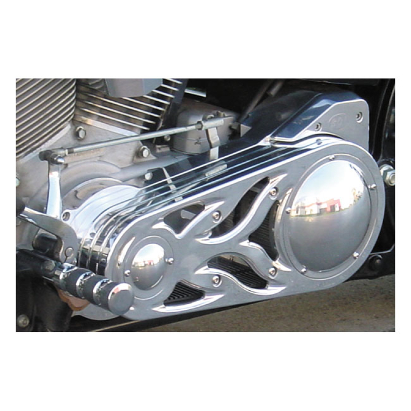 BDL, SIGNATURE SERIES 2&quot; BELT DRIVE KIT. FLAME DESIGN POLISHED. THE NA 518922