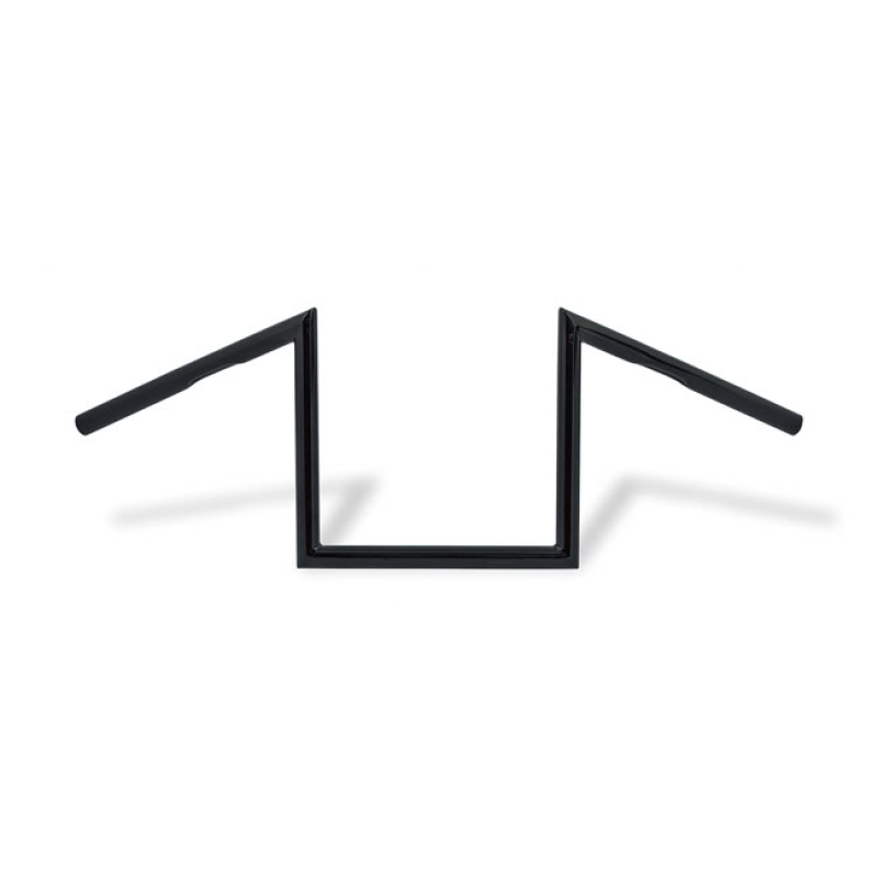PAUGHCO, 1&quot; W-BAR. 10&quot; RISE, BLACK 520466