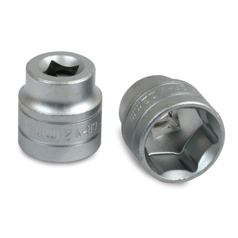 TENGTOOLS, SOCKET 21MM 6-POINT SOCKET WITH 3/8&quot; DRIVE. CHROME VANADIUM 521029