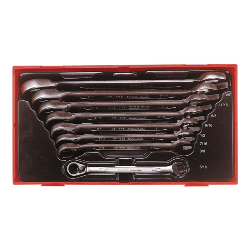 RACHETING OPEN/BOX END SET 521070