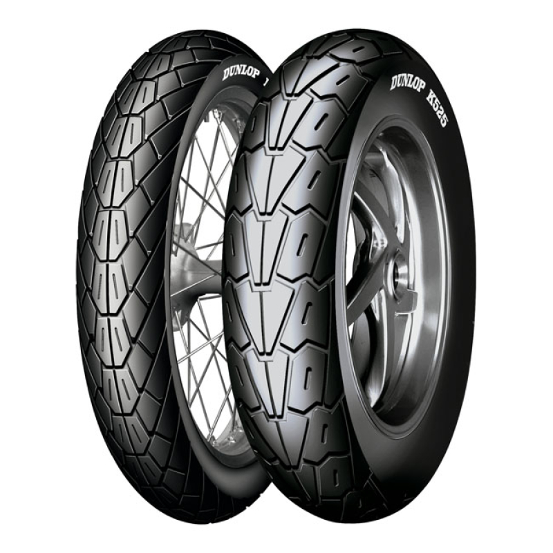 DUNLOP K525 QUALIFIER TIRE 150/90-15 74V -15 INCH.   - REAR.   - WHITE 521269