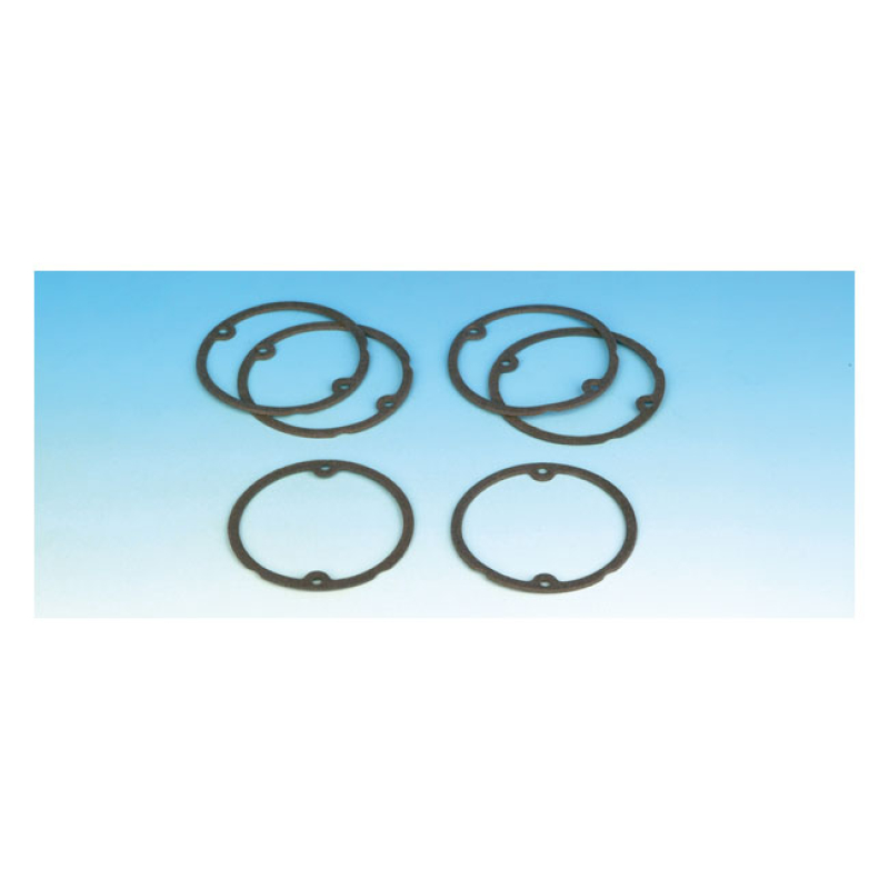 JAMES, 3&quot; TURN SIGNAL LENS GASKETS .055&quot; PAPER.   FITS THE EARLY SMALL 526320